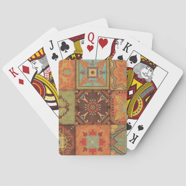 Jeu De Cartes Motifs indiens (dos)