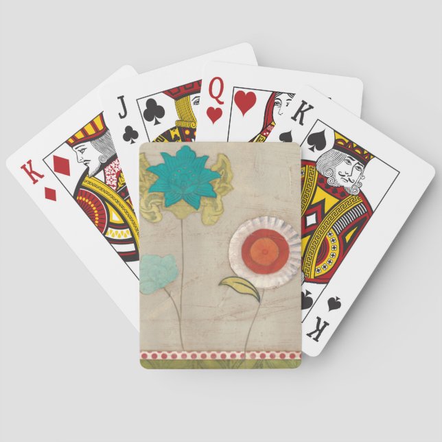 Jeu De Cartes Motifs pétaux I (dos)