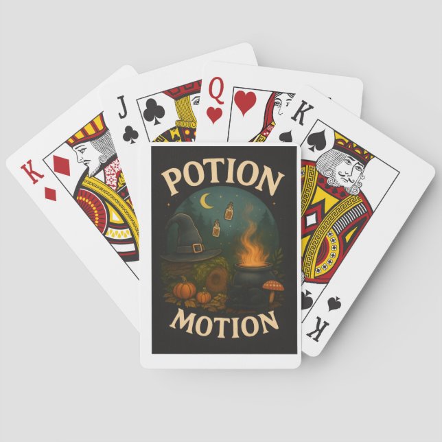 Jeu De Cartes « Motion de potion » – Halloween fantaisiste et en (dos)