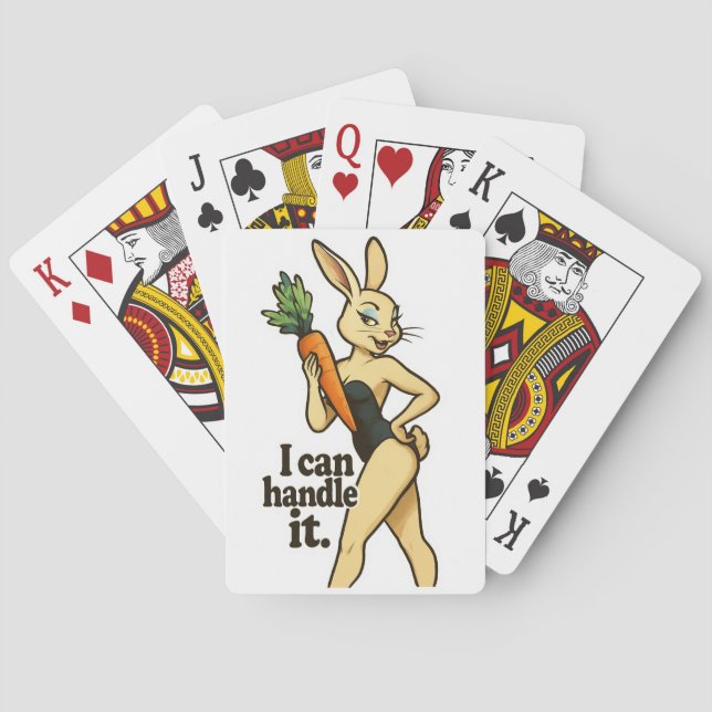 Jeu De Cartes Motivational Bunny Playing Cards – “I Can Handle (dos)