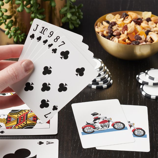 Jeu De Cartes Moto Chien Jouer aux cartes (Créateur téléchargé)