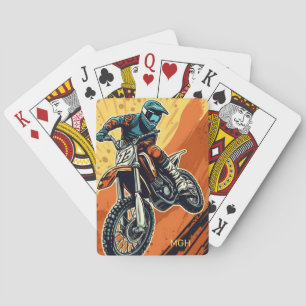 Jeu De Cartes Motocross monographique personnalisé