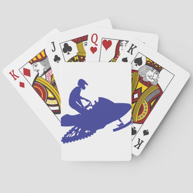 Jeu De Cartes Motoneige cool (dos)