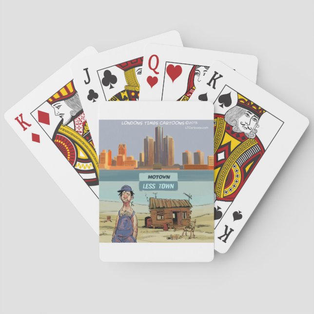 Jeu De Cartes Motown LessTown Drôle (dos)