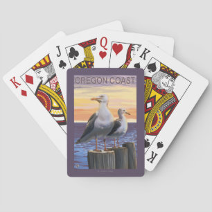 Jeu De Cartes Mouettes de côte de l'Orégon