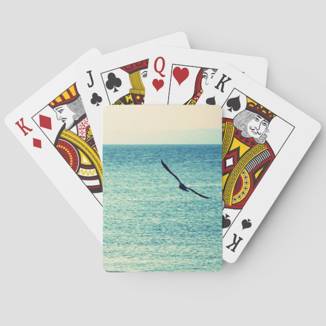 Jeu De Cartes Mouettes Jouant Des Cartes (dos)