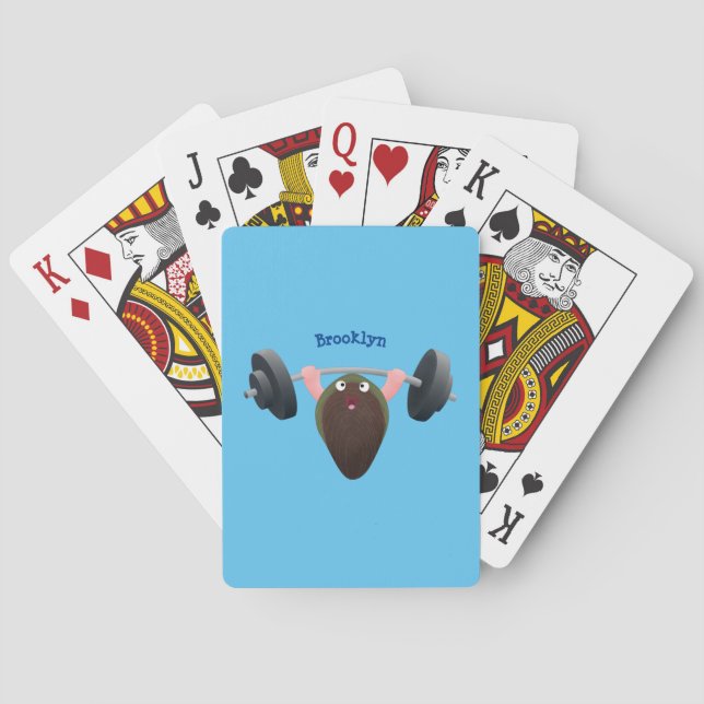 Jeu De Cartes Moule amusante travaillant sur l'illustration de d (dos)