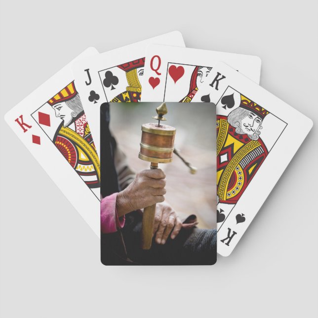Jeu De Cartes Moulin à prières, Ladakh, Cachemire (dos)