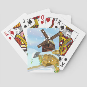 Jeu De Cartes Moulin à vent Snowdrops