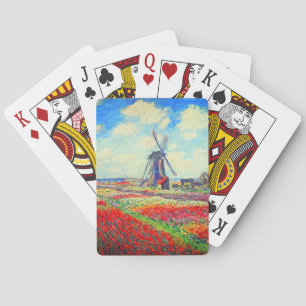 Jeu De Cartes Moulin à vin Monet Tulips