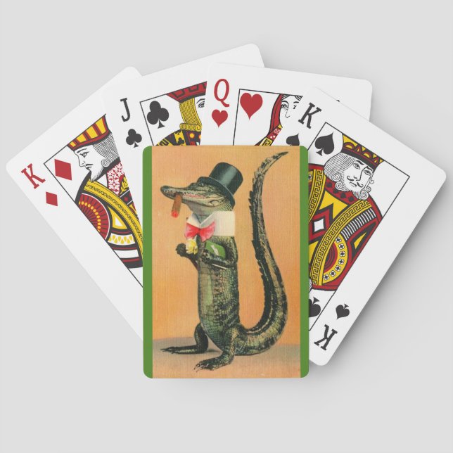 Jeu De Cartes Mr. Alligator Playing Cards (dos)