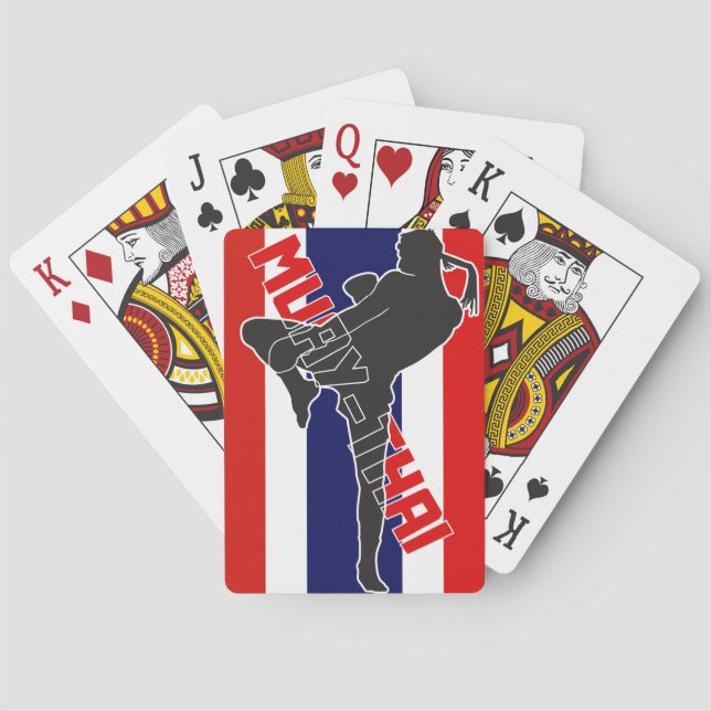 Jeu De Cartes Muay Thai Playing Cards / Baralho Muay Thai (dos)
