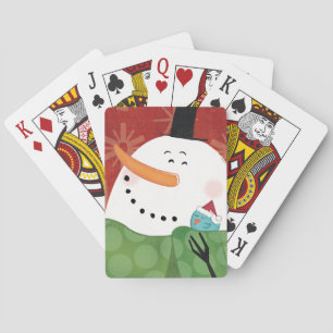 Jeu De Cartes Mug de Noël bleu avec cacao foncé