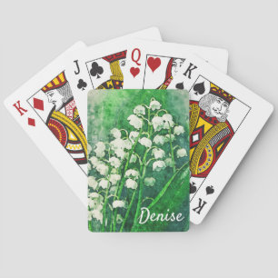 Jeu De Cartes Muguet Floral Botanique