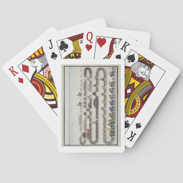 Jeu De Cartes Muharram Ceremony, Faizabad, 1772 (dos)