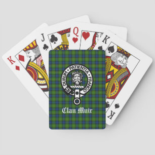 Jeu De Cartes Muir de clan ou plus Insigne de crête & Tartan