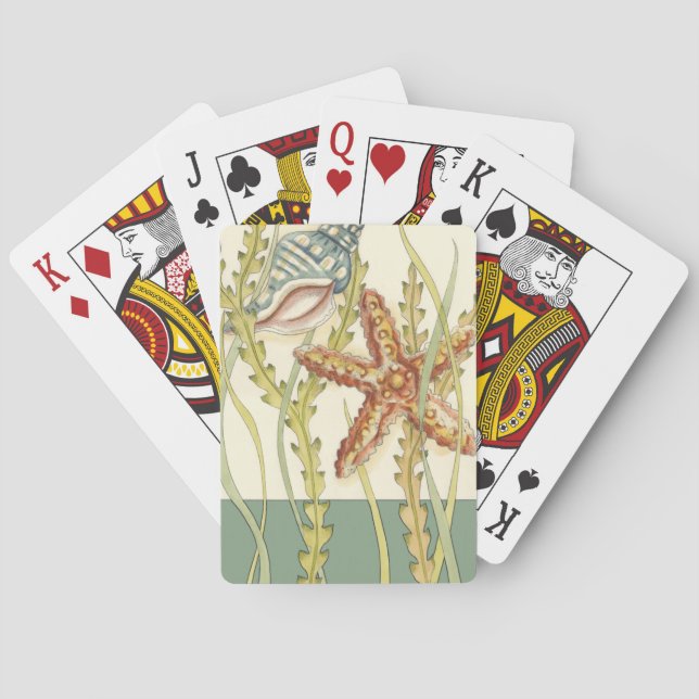 Jeu De Cartes Multi-Color Shell Party (dos)