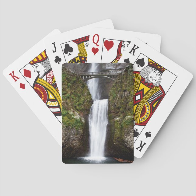 Jeu De Cartes Multnomah Falls dans les gorges de Columbia (dos)