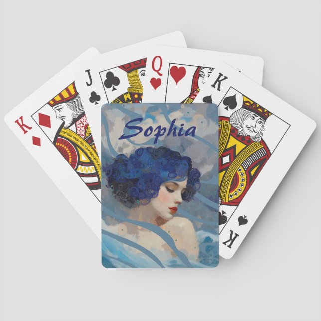 Jeu De Cartes Murmures de la Déesse de l'Océan (dos)