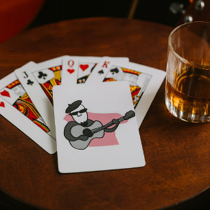 Jeu De Cartes Musicien de jazz français jouant aux cartes