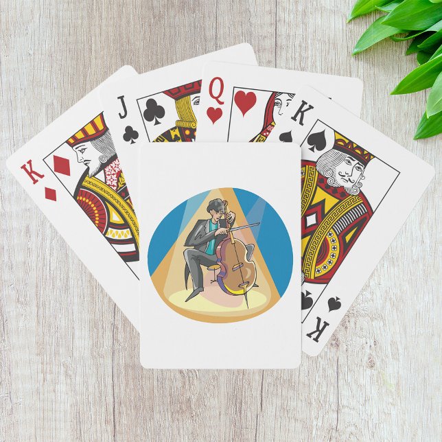Jeu De Cartes Musicien Jouant Le Chello (Créateur téléchargé)