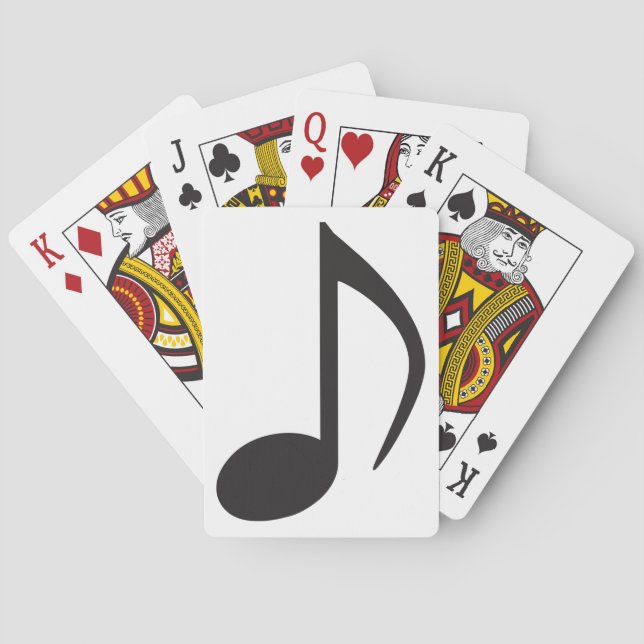 Jeu De Cartes Musique (dos)