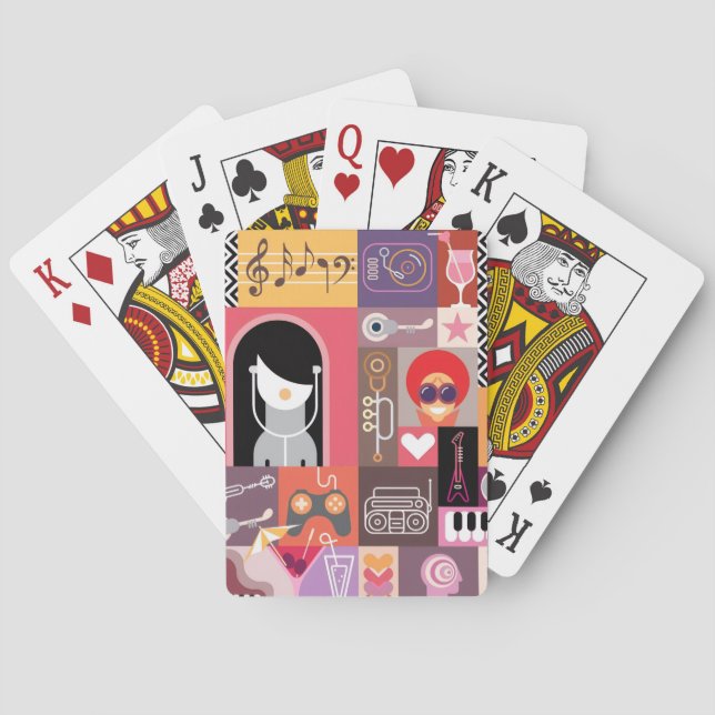 Jeu De Cartes Musique (dos)