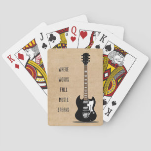 Jeu De Cartes Musique Art Où Les Mots Chute Musique Parle