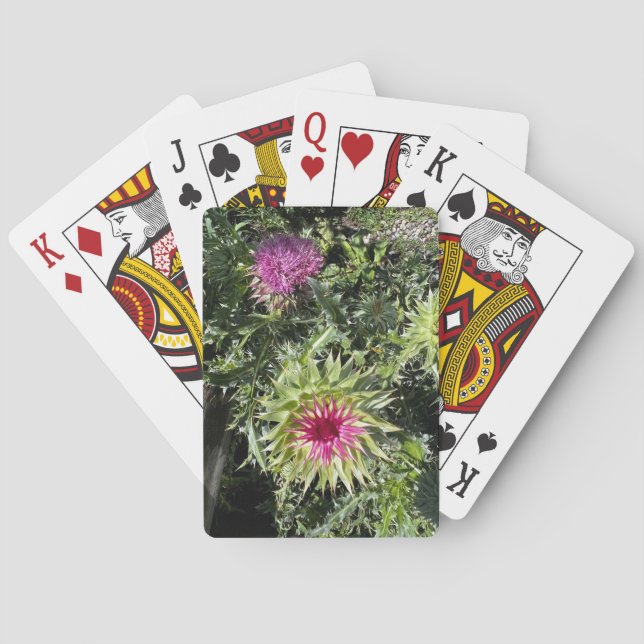 Jeu De Cartes Musk Thistle Classic Playing Cartes (dos)
