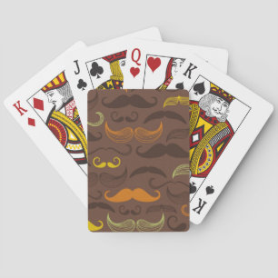 Jeu De Cartes Mustache motif, style rétro 5