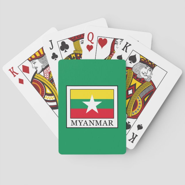 Jeu De Cartes Myanmar (dos)