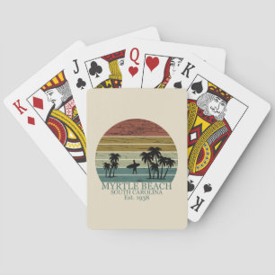 Jeu De Cartes Myrtle Beach Caroline du Sud vintage