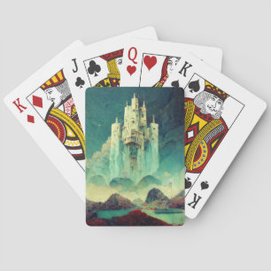 Jeu De Cartes Mystérieux Château Imaginaire Art