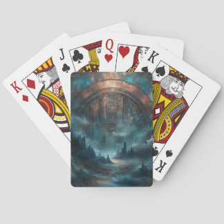 Jeu De Cartes Mystic Gothic Steampunk - Blue Copper Patina