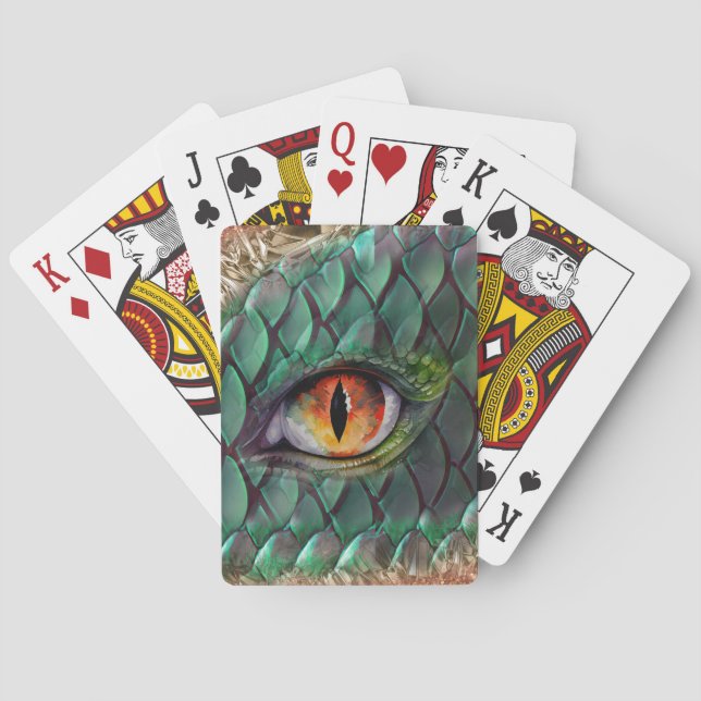 Jeu De Cartes Mythique Œil de Dragon Fantastique (dos)