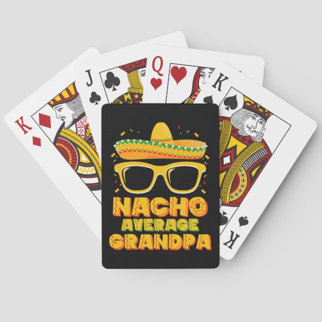 Jeu De Cartes Nacho Moyenne Famille Grandpa Cinco De Mayo (dos)
