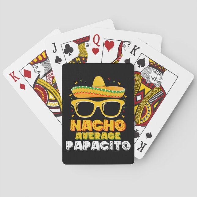 Jeu De Cartes Nacho Moyenne Papacito Papa Famille Cinco De Mayo (dos)