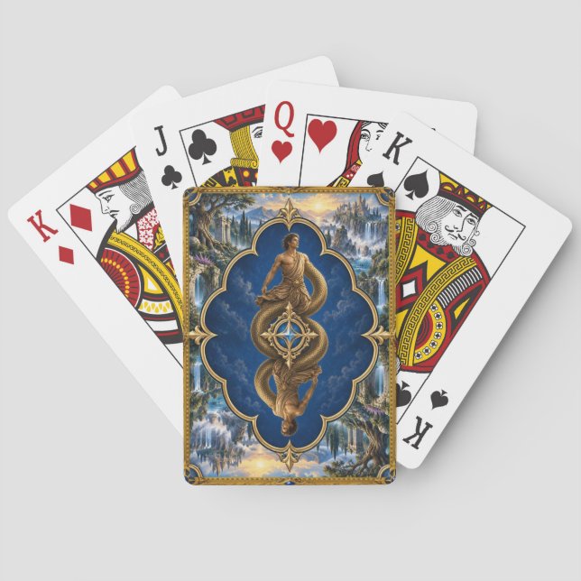 Jeu De Cartes Naga, Créature Fantastique Gothique (dos)