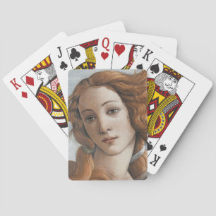 Jeu De Cartes Naissance de Vénus gros plan par Sandro Botticelli