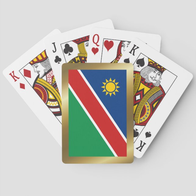 Jeu De Cartes Namibie Drapeau Jouer des cartes (dos)
