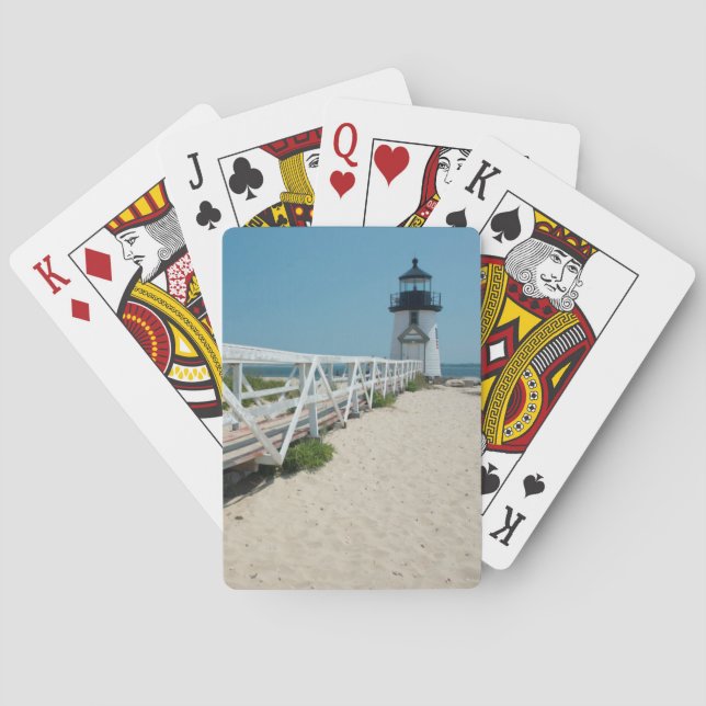 Jeu De Cartes Nantucket. Phare Old Wooden (dos)
