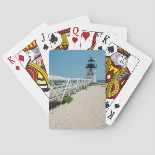 Jeu De Cartes Nantucket. Vieux phare en bois
