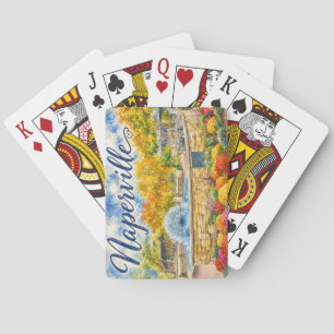 Jeu De Cartes Naperville Illinois Fontaine de Pissenlit Riverwal