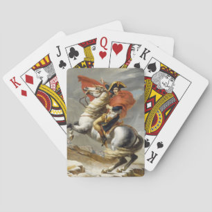 Jeu De Cartes Napoléon franchissant les Alpes par Jacques Louis 