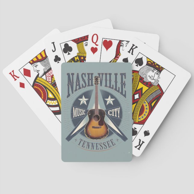 Jeu De Cartes Nashville, TN - Music City USA (dos)