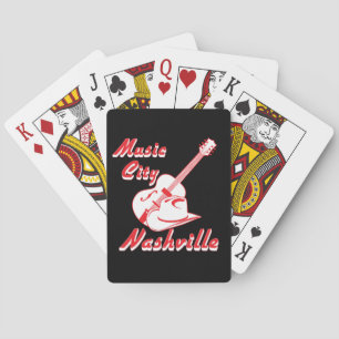 Jeu De Cartes Nashville. Ville de musique
