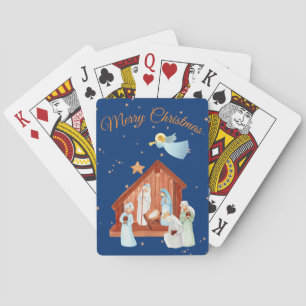 Jeu De Cartes Nativité et étoiles Noël