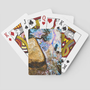 Jeu De Cartes nature abstraite toujours l'eau à jouer cartes