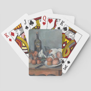 Jeu De Cartes Nature morte aux oignons, peinture à l'huile, Paul