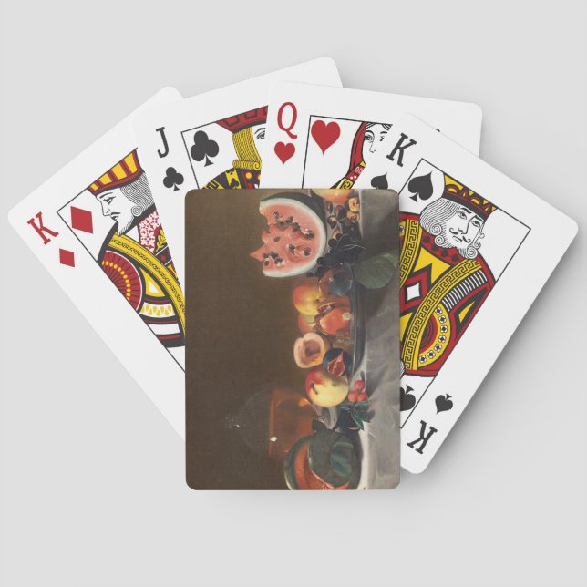 Jeu De Cartes Nature morte avec pastèques et carafe (dos)